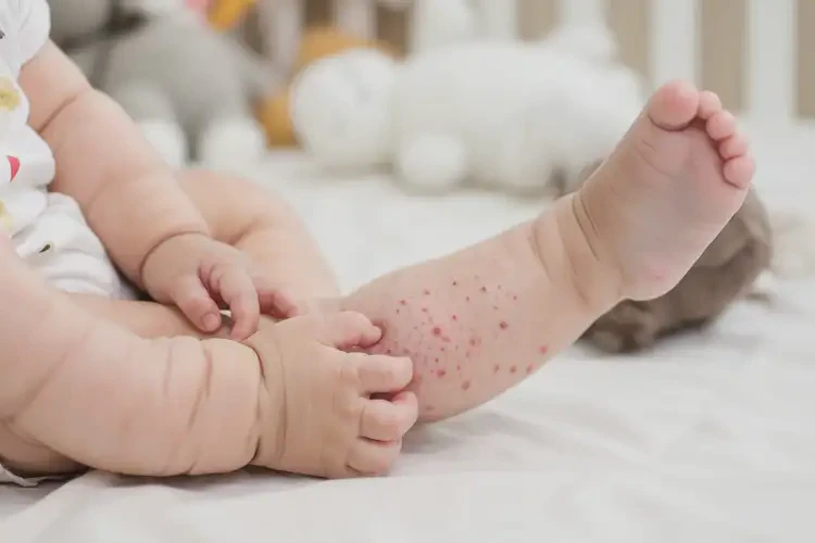 嬰兒小腿起濕疹可以徹底自愈嗎(圖3)