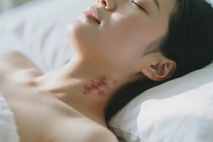 產(chǎn)婦脖子上出濕疹能靠自己自愈嗎(圖2)