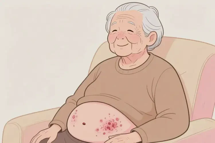 老人肚子容易起濕疹能靠自己自愈嗎(圖2)