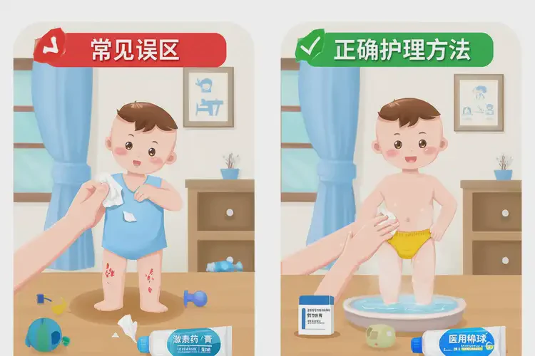 幼兒肛周長(zhǎng)濕疹能靠自己自愈嗎(圖1)