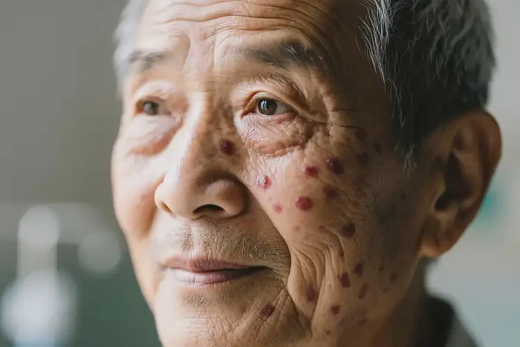 高齡老人面部經(jīng)常起濕疹能徹底自愈嗎(圖2)
