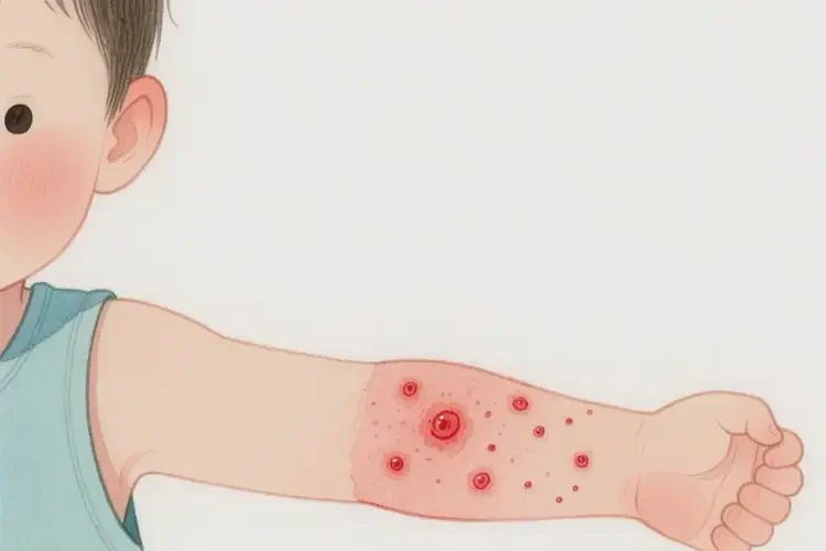 小學(xué)生手臂上容易起濕疹能徹底自愈嗎(圖1)