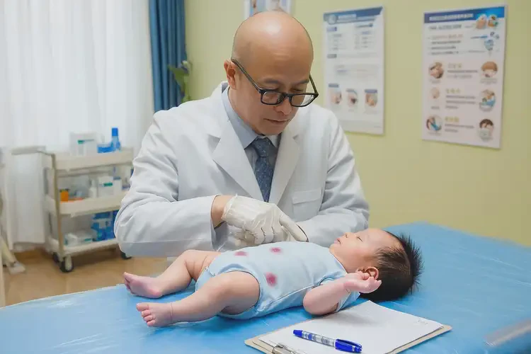 寶寶肚子容易長濕疹不管它會自己好嗎