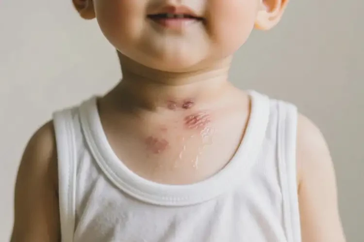 小孩脖子經(jīng)常長濕疹能靠自己自愈嗎(圖2)
