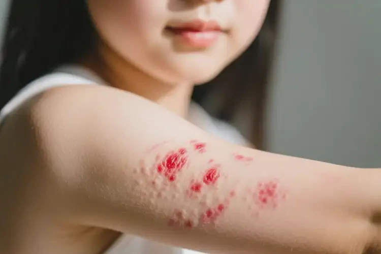 女生身上出濕疹能靠自己自愈嗎(圖4)