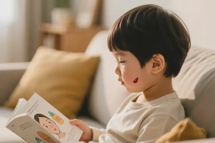 孩子面部長濕疹不管它會自己好嗎(圖2)