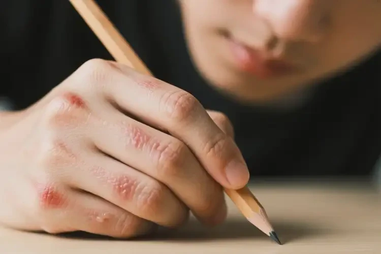 男生手上起濕疹能徹底自愈嗎(圖2)