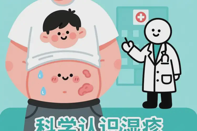 青年人肚子上容易起濕疹能夠徹底治愈嗎(圖1)