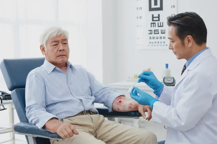 老人大腿长湿疹可以彻底自愈吗(图3)