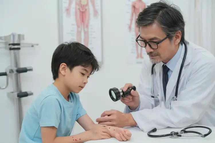 儿童手臂偶尔长湿疹能彻底自愈吗(图2)