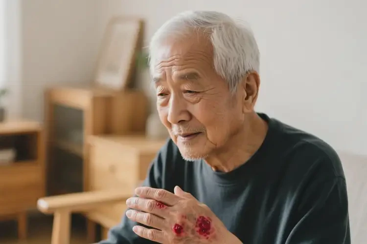 老人身上起濕疹能靠自己自愈嗎(圖4)