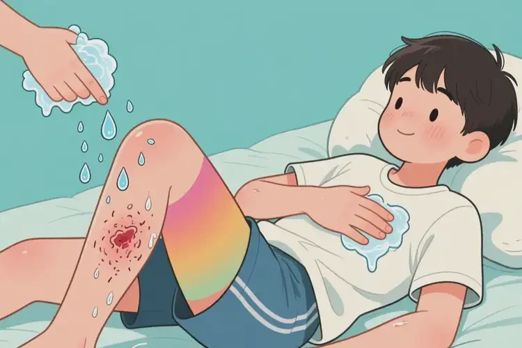 青少年大腿上偶尔起湿疹能够彻底治愈吗(图2)