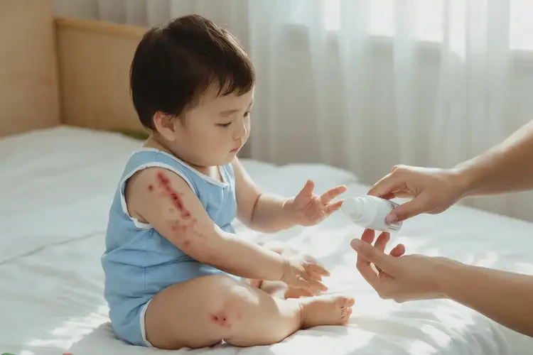 幼儿手臂上有湿疹不管它会自己痊愈吗(图2)