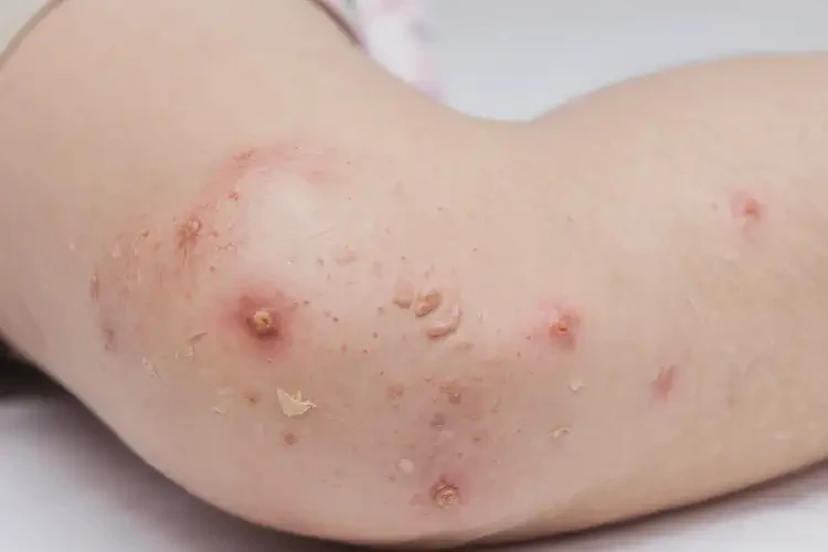 兒童小腿經(jīng)常起濕疹不管它會自己痊愈嗎(圖4)