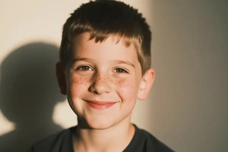 少兒臉上偶爾長濕疹不管它會自己痊愈嗎(圖1)