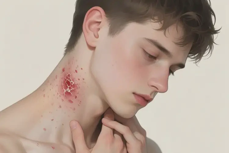 男性脖子有濕疹能徹底自愈嗎(圖4)