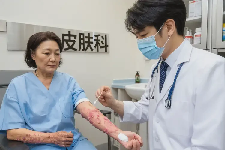 女性屁股上出現(xiàn)濕疹不管它會(huì)自己痊愈嗎(圖3)