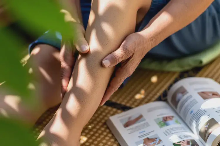 老人大腿上容易起濕疹能徹底自愈嗎(圖1)