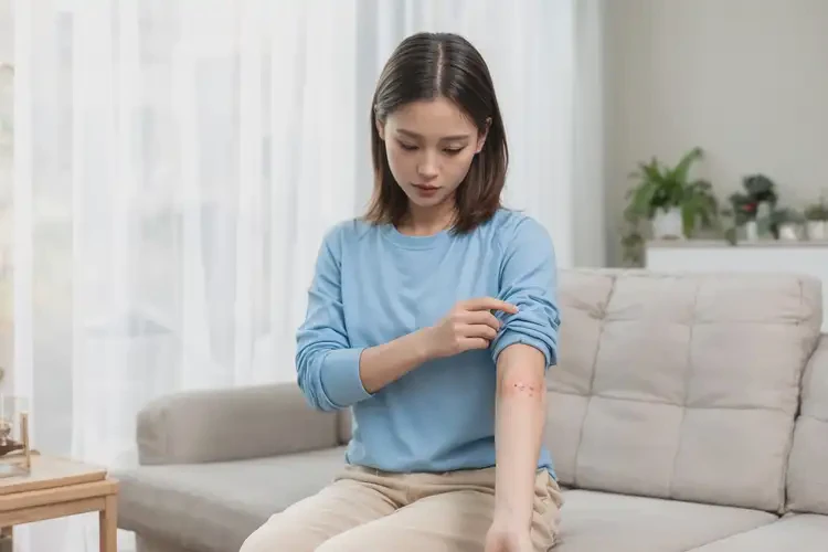 女生四肢容易起濕疹能靠自己自愈嗎(圖1)