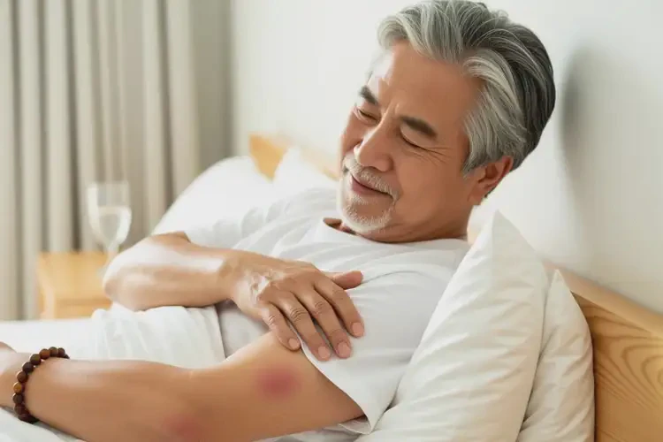 高齡老人手臂上偶爾起濕疹可以徹底自愈嗎(圖2)