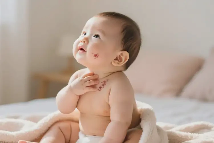 小儿脖子起湿疹可以彻底自愈吗(图2)