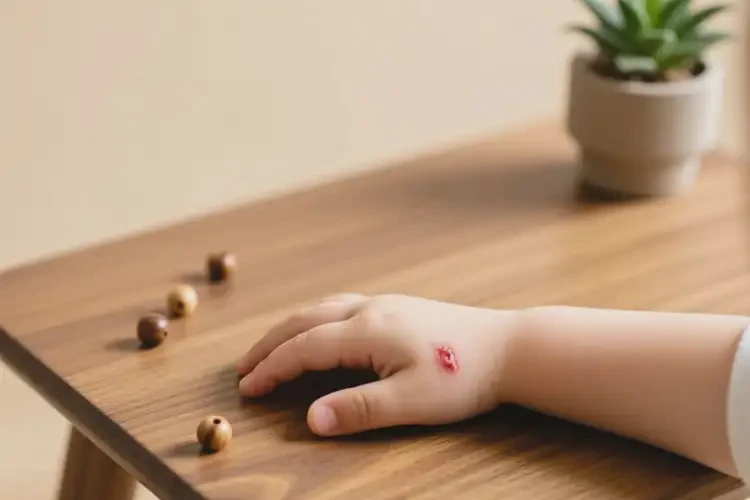 小兒手上偶爾起濕疹不管它會自己好嗎(圖2)