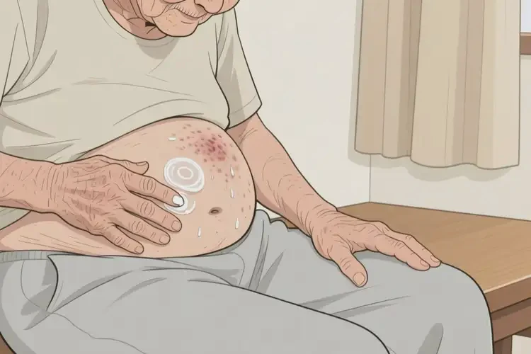 高齡老人肚子容易起濕疹不管它會(huì)自己自愈嗎(圖3)