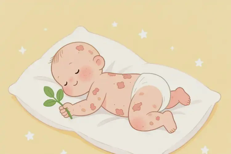 小兒全身容易長(zhǎng)濕疹能靠自己自愈嗎(圖1)