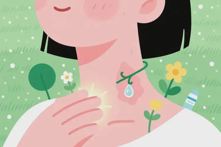 女生脖子容易長(zhǎng)濕疹可不可以徹底自愈(圖1)