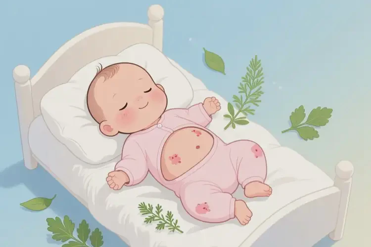 小兒肚子出濕疹不管它會(huì)自己自愈嗎(圖4)