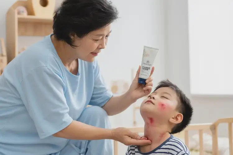 小儿脖子出现湿疹能靠自己自愈吗(图3)