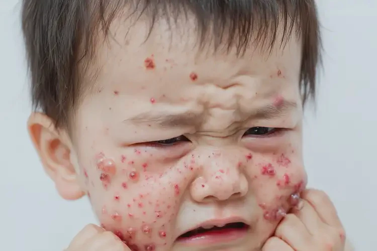 幼兒面部起濕疹能靠自己自愈嗎(圖3)