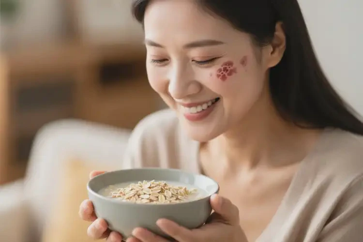 产妇面部出现湿疹可以彻底自愈吗(图1)