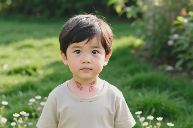 兒童脖子上起濕疹能靠自己自愈嗎(圖2)