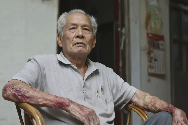 高齡老人手臂經(jīng)常長濕疹能徹底自愈嗎(圖4)