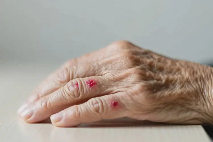高齡老人手上偶爾長濕疹不管它會自己自愈嗎(圖4)