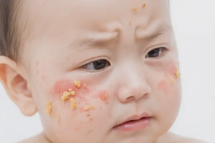 兒童面部偶爾起濕疹不管它會自己痊愈嗎(圖2)