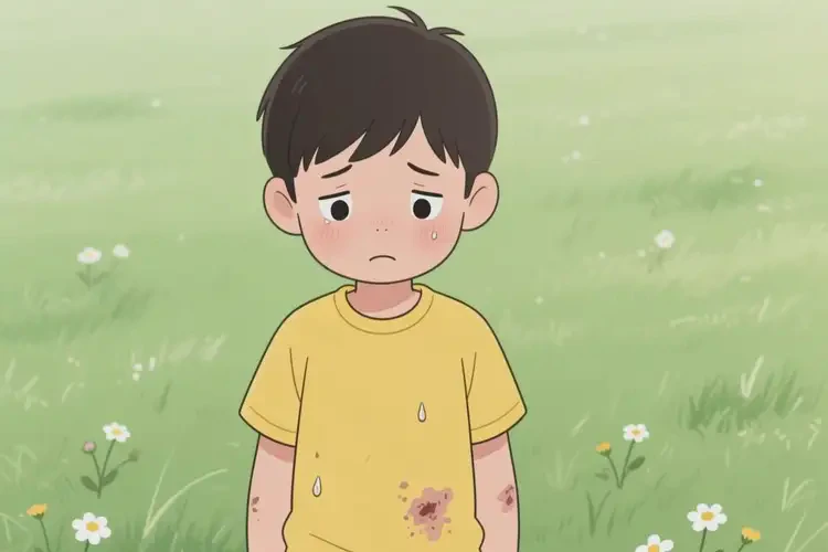 小學(xué)生肚子上偶爾起濕疹不管它會(huì)自己好嗎(圖3)