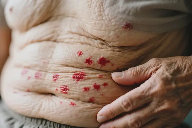 老人肚子經(jīng)常起濕疹能徹底自愈嗎(圖4)