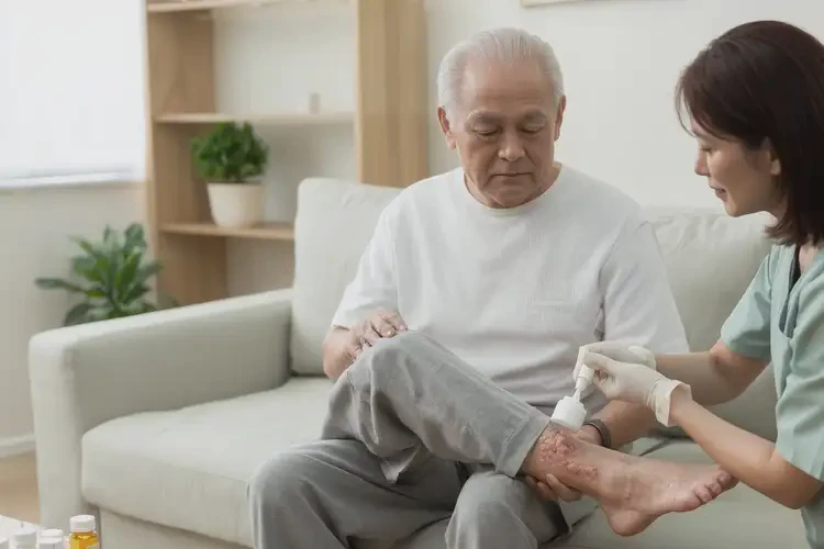 高齡老人小腿出現(xiàn)濕疹不管它會自己自愈嗎(圖3)