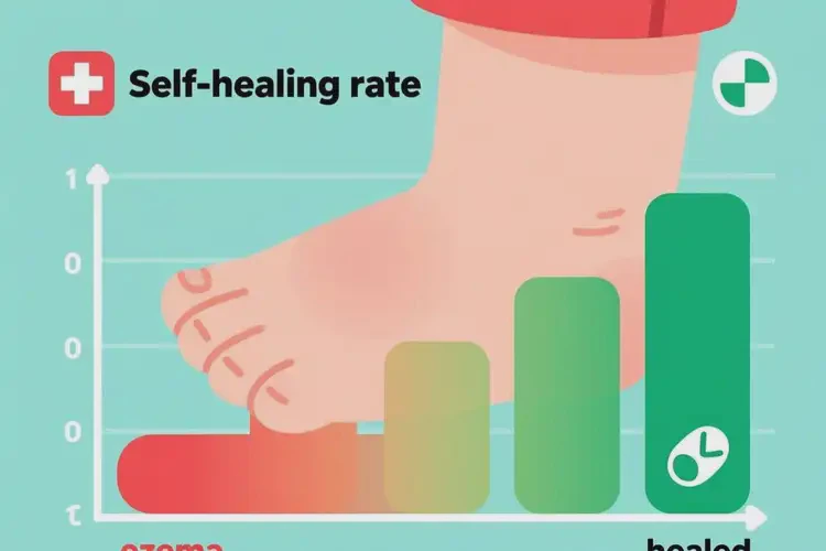 少儿脚上起湿疹不管它会自己痊愈吗(图2)