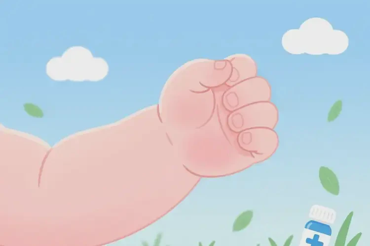 寶寶手臂出濕疹不管它會(huì)自己自愈嗎(圖4)