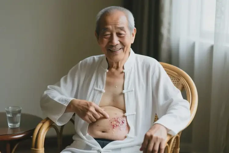 老年人肚子經(jīng)常起濕疹可以徹底自愈嗎(圖2)