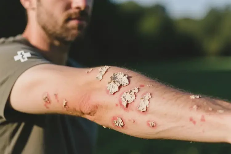 男生手臂上經(jīng)常長濕疹可以徹底自愈嗎(圖2)