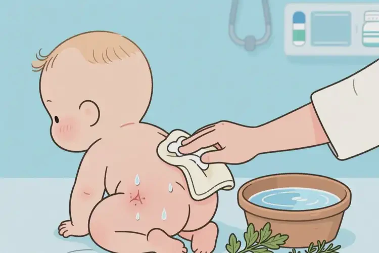 孩子屁股上容易起濕疹可不可以徹底自愈(圖3)