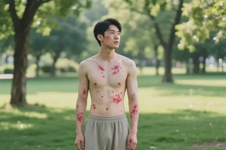 男人全身經(jīng)常起濕疹不管它會自己痊愈嗎(圖2)