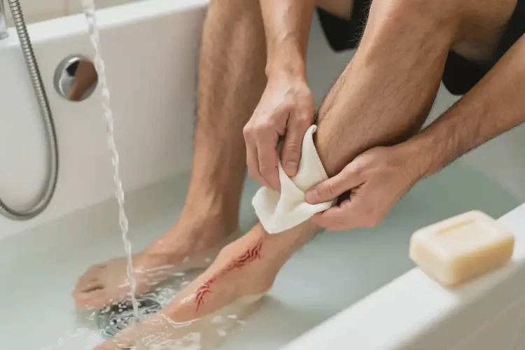 男性腳上出現(xiàn)濕疹能夠徹底治愈嗎(圖1)