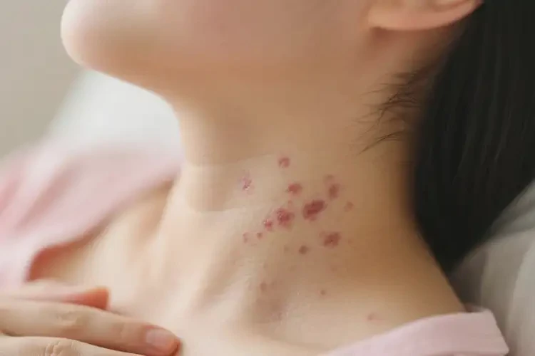 產(chǎn)婦脖子起濕疹能夠徹底治愈嗎(圖4)