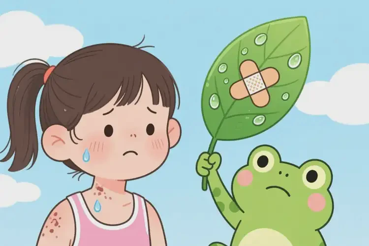 小學(xué)生脖子出濕疹可不可以徹底自愈(圖3)