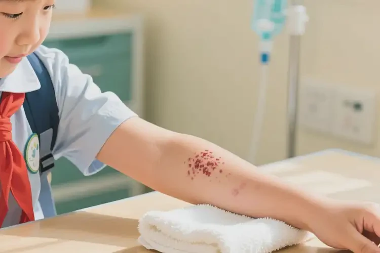 小學(xué)生手臂上容易起濕疹可以徹底自愈嗎(圖1)